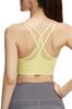 Спортивный топ-бра для йоги VEROMAN для тренировок, нескользящий (ppi-sba027) (Желтый, М)