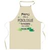Tablier de cuisine - Podologue Merci Inoubliable - Impression bretonne - Coton résistant - Imprimé en France