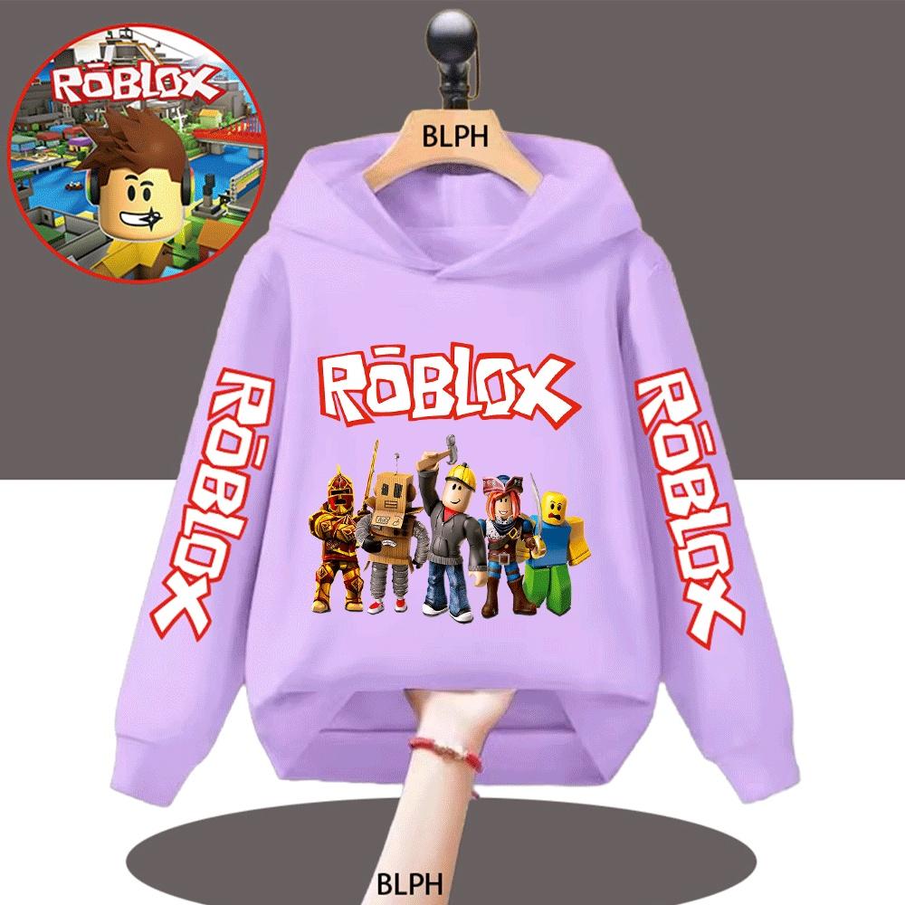 Детская толстовка с принтом персонажей Roblox, Модный и удобный свитшот для мальчиков и девочек, Идеально подходит для фанатов Roblox