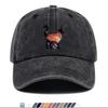 pc Unisex Adjustable Baseball Cap with Black Cat Silhouette  Butterfly Sunset Forest Print  Lightweight Breathable Suitable f
