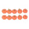 10pcs 1:12 Dollhouse Miniture Pumpkins Artificial Clay Lifelike Decoration Mini Fake Harvest