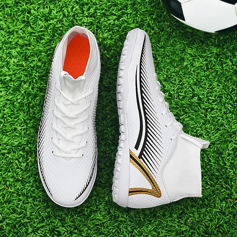 Футбольные бутсы 35-47унисекс Футбольные бутсы Высокие эластичные носки с резиновой мягкой подошвой TF Футбольные бутсы Детские тренировочные футбольные бутсы