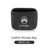AABFC1 Car Storage Pocket Phone Key Organizer Bag Seat Back Side Door Pouch For Citroen C4 C3 C5 C1 C2 Berlingo Celysee Cactus Picasso