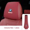 Leather Car Seat Headrest Protective Cover Accessories For BMW 1 2 3 4 5 6 7 Series G20 G30 F48 E90 E36 F30 F10 X1 X3 X4 X5 X6X7 II9
