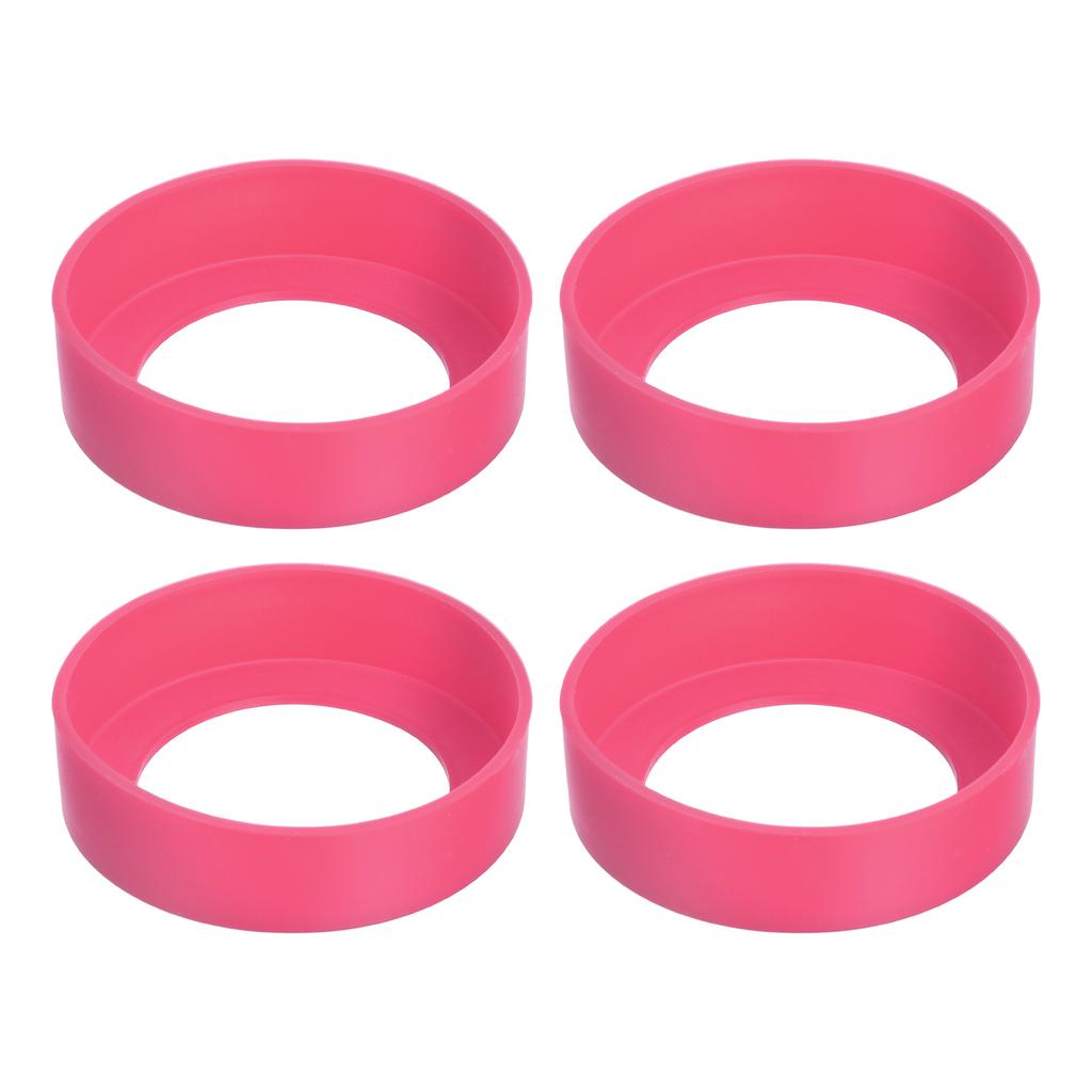 65mm Cup Holder Thermos Cup Base Protective Case Covers Pad Accessories  Silicone Cup Bottom Protective Cover Multicolor 4Pcs