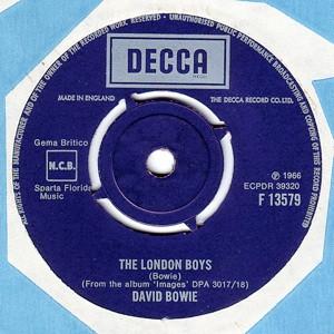 7-дюймовая пластинка ДЭВИД БОУИ - The London Boys / Love You Till Tue F13579 Decca 1975 Великобритания Рок Б/У