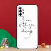 Крест с библейским стихом Иисуса Христа Чехол для Samsung Galaxy A36 A56 A06 A13 A53 A32 A12 A22 A52 A35 A17 A16 A55 A15 A54 A34 A14