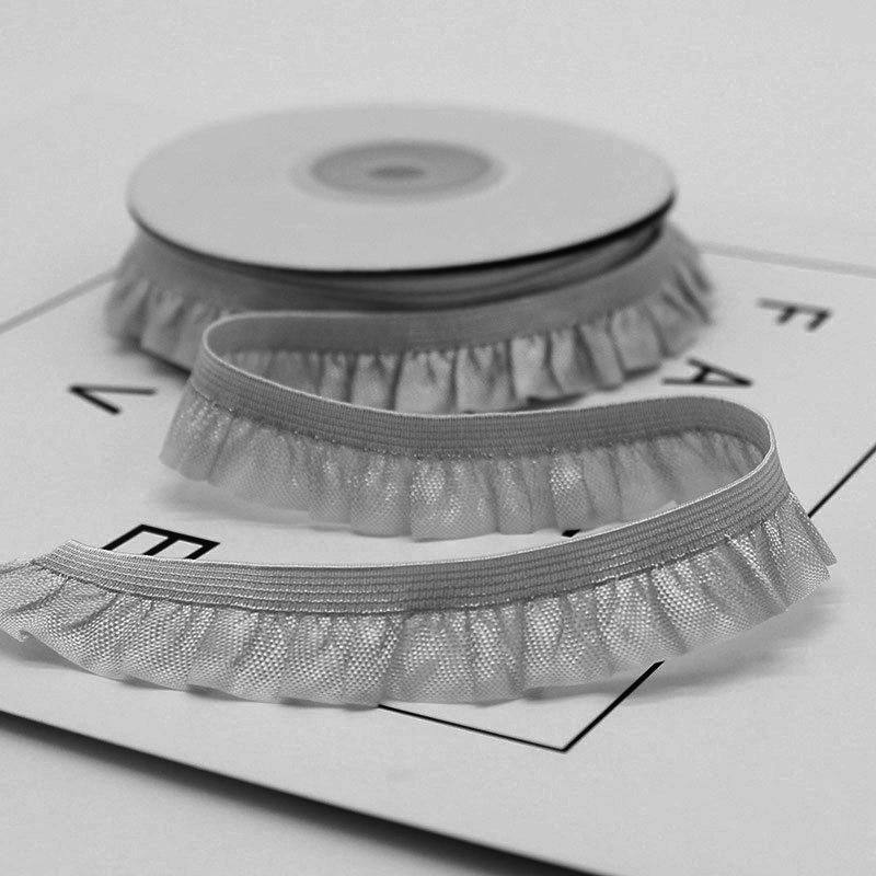 Bluebird 15Mm Unilateral Fungus Lace Webbing Wrinkled Elastic Belt Ruffle Edge Elastic Band Baby Clothes Pet Clothes