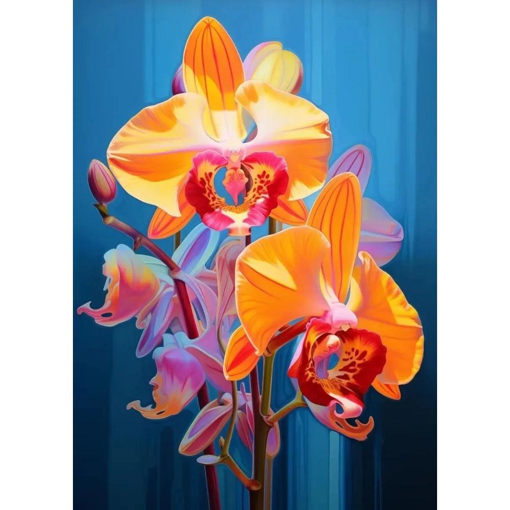 Modern Art Flower Power Poster Aesthetic Canvas Paintings and Prints Wall Art HD Pictures for Home Office Room Frameless