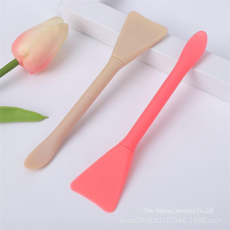 Двойная силиконовая щетка для масок с лопаткой для масок