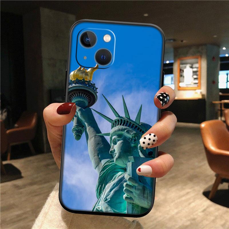 Чехол для телефона IK66 Статуя Свободы для Samsung Galaxy S20 S21 S22 Ultra FE + Plus A21S A22 A24 A25 A26 A30 A30S A31