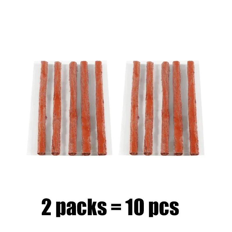 5/50Pcs Tire Repair Strips Tubeless Rubber Stiring Glue Seals for Car Motorcycle Bike Tyre Puncture Repairing Tools Accessories