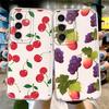 Простой Чехол с Фруктами для Samsung Galaxy A57 A52 A55 A34 A35 A36 A37 A52 A17 A26 A24 A54 A15 A25 A51 A56 A14 A16 Чехол для Телефона A23