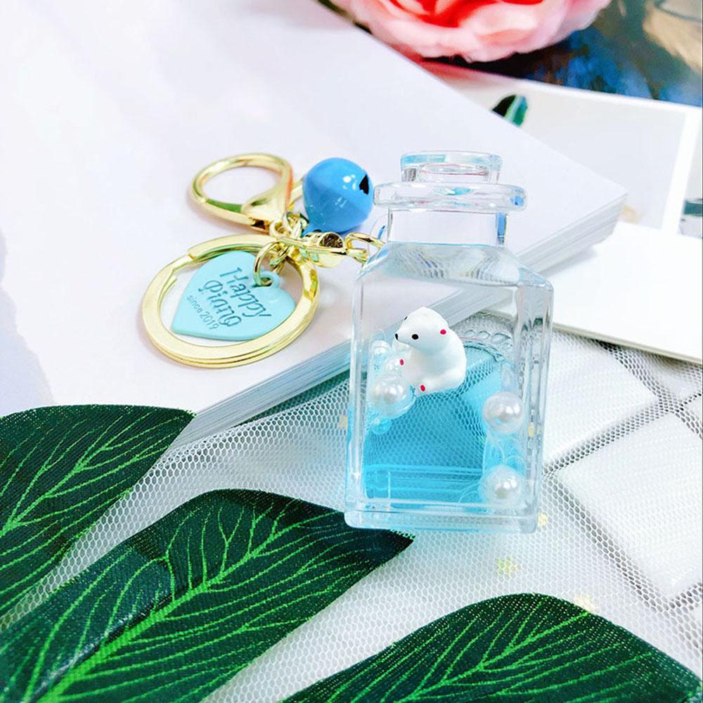 Жидкий Морской Зыбучий Песок Аксессуары для Бутылок Подарки для Женщин Шарм для Сумки Брелок Подвеска для Автомобиля Кольцо для Ключей