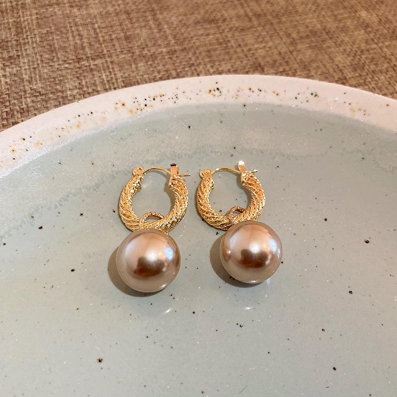 Серьги-кисточки из циркона и жемчуга «Серебряная игла» - Элегантный ретро-дизайн для женщин