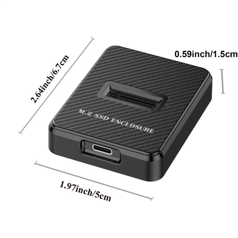Док-станция для HDD SSD считыватель 10 Гбит/с USB3.2 Устройство хранения SSD Док-станция Для ПК Ноутбука Планшета Для передачи и резервного копирования данных