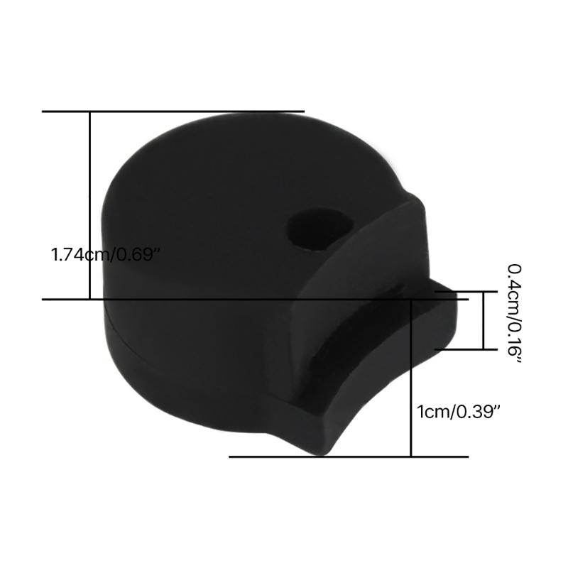 5Pcs Soft Rubber Clarinet Thumb Rest Pad Universal Thumb Cushions Protectors