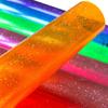 Waterproof Transparent Vinyl Fabric Flexible Faux Synthetic Leather  Sewing Crafts