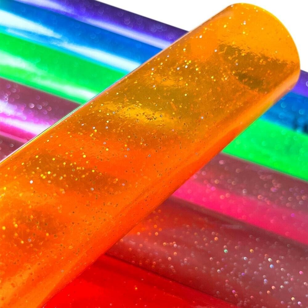 Waterproof Transparent Vinyl Fabric Flexible Faux Synthetic Leather  Sewing Crafts