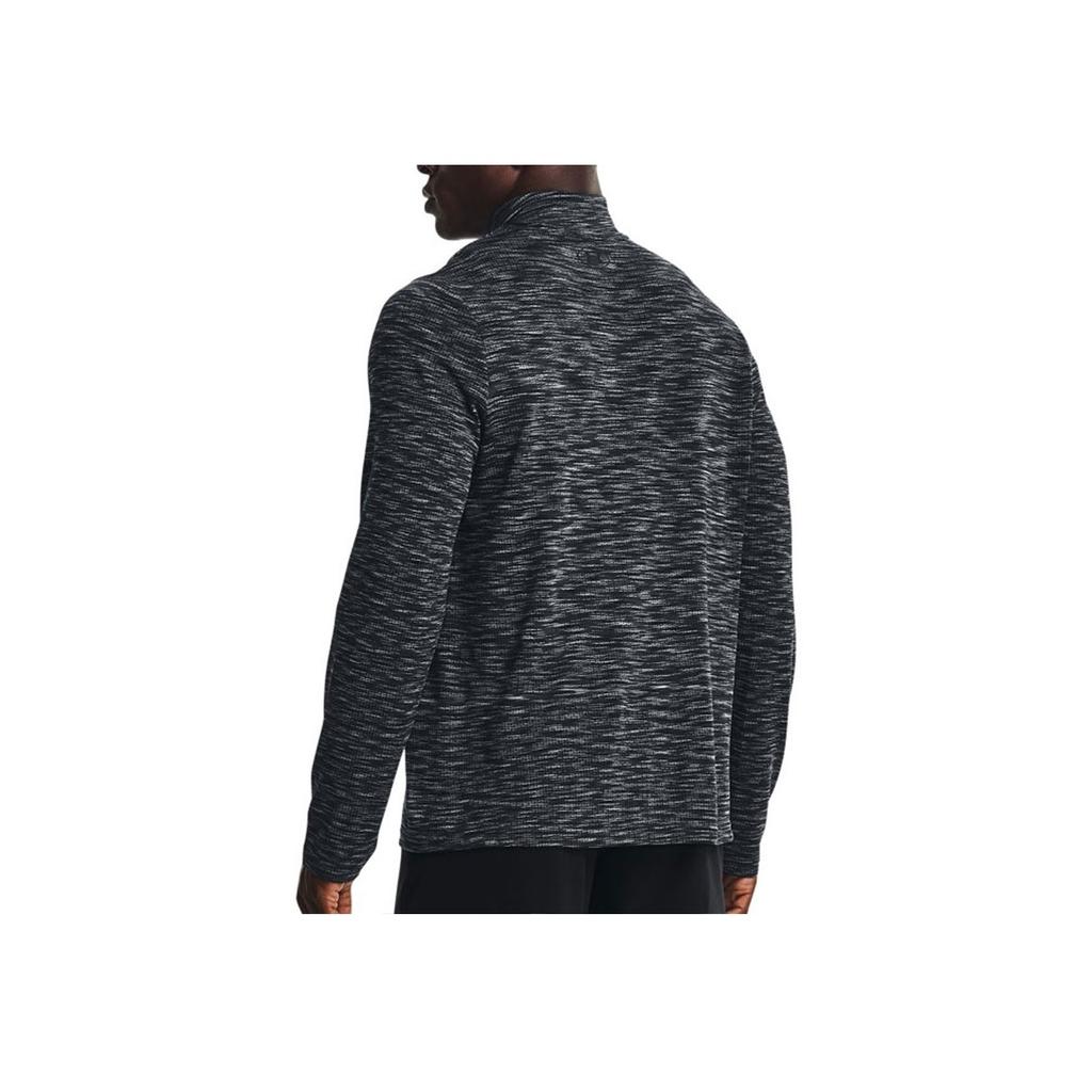 Under Armour Бесшовная разноцветная тренировочная футболка с длинным рукавом и полумолнией, мужские топы, серая 1359875-012