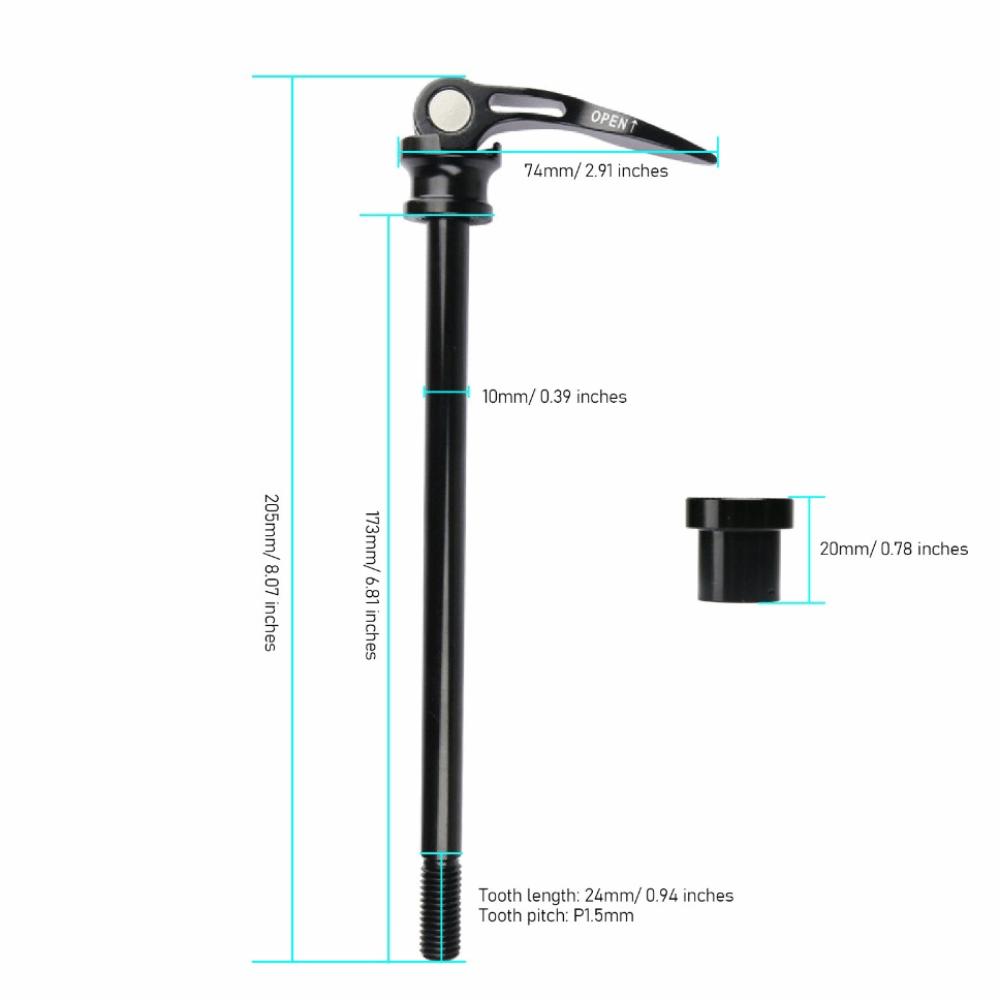10mm Axle Diameter bike thru axle Cycling Quick Release Skewer  Bicycle Hub Maintenance