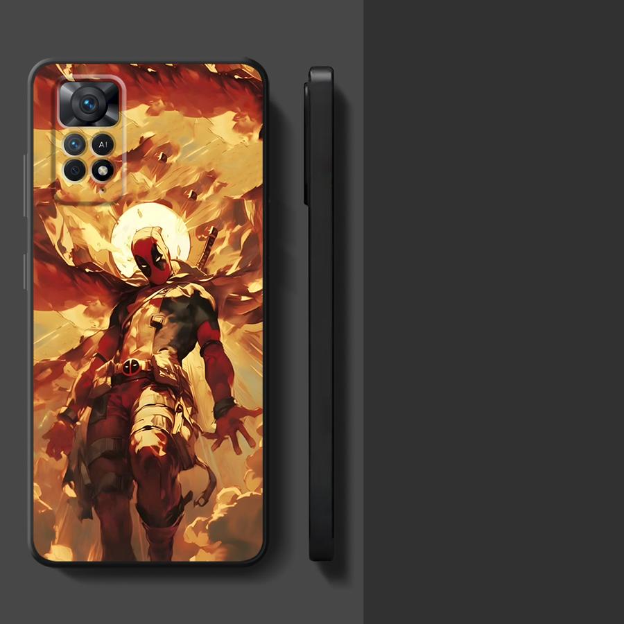 Чехол для Xiaomi Redmi Note 11s 12s 13 Pro Plus 9 14 10S 9S 10 7 8 12 Pro 11 Funda Чехол для телефона Marvel Молния Железный Человек