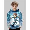 New Anime hoodie,3D Cartoon Children's Clothing for Boys and Girls, Long-sleeved Autumn Clothing, Suitable for Children Aged 5-14
