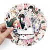 SPY×FAMILY Colorful Stickers, 50 Pieces (not Repeated), Waterproof and Sunscreen.