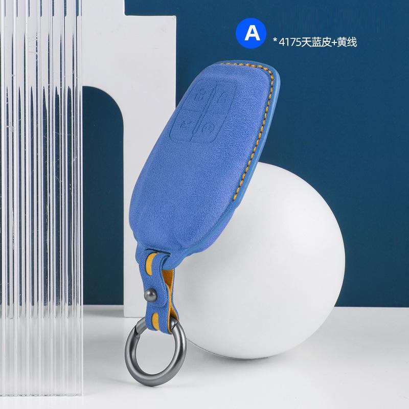 Car Key Case Cover Shell Fob for Ferrari 488 Roma SF90 F8 Protofino 812 458 F430 4 Buttons Car Remote Keychain Accessories HS6