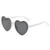 Retro Uv400 Protection Heart-Shaped Sunglasses Halloween Cosplay Party Glasses Summer Heart Sunglasses For Women