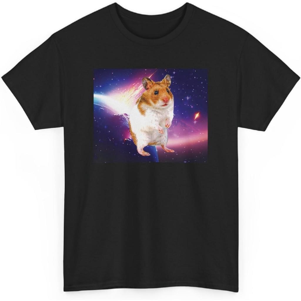 Hamster Unisex Funny Tshirt, Hamster Figured Out Everything Galaxy Tee