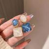 Ретро элегантные серьги-подвески из смолы неправильной геометрической формы, винтажные серьги-подвески для женщин, ювелирные изделия для вечеринок, подарки