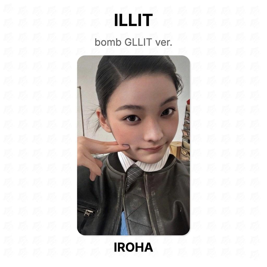 ILLIT Бомба GLLIT версия. Официальная фотокарта