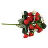 Plastic Artificial Strawberry Berry Branch Lifelike Strawberry Bouquet  Desk