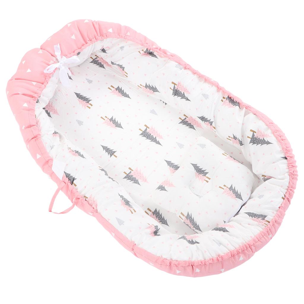 Baby Lounger Cover Soft Comfortable Breathable Easy To Clean Foldable Portable Newborn Nest Cover