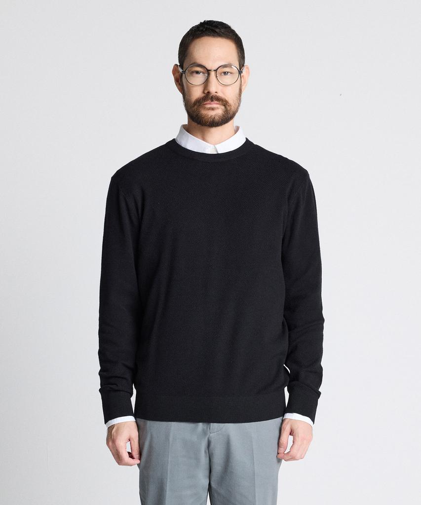 STCO Diems Soft Touch Round Knit Black (Classic Fit)_Dktwz05Csb