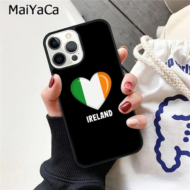 Ireland Irish Flag Phone Case Cover For iPhone 17 Air 16 16e 15 plus 11 12 13 14 pro max  coque