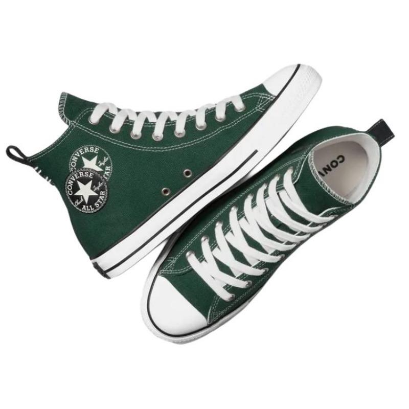 Converse All Star Wide Unisex High Canvas Shoes Soft Comfortable Wear-resistant Green A12781C