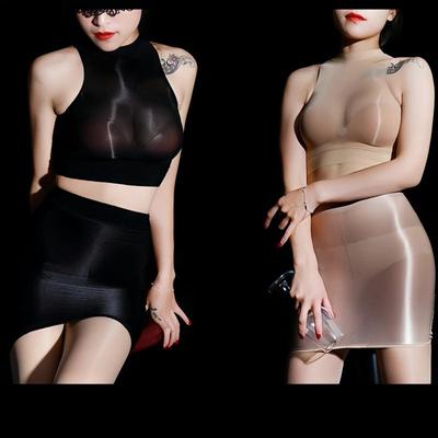 Женская блестящая юбка-карандаш с запахом и высокой талией, летняя мини-юбка для вечеринок и ночных клубов, облегающая юбка больших размеров