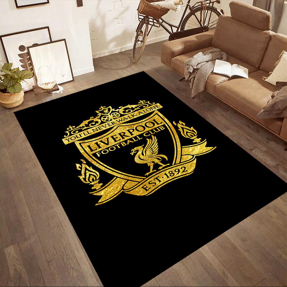 Liverpool Football Club Area Rug Perfect For Hallway Balcony Foyer Bedrooms Antislip Carpet Office Home Decor
