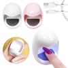 Mini UV Light for Gel Nails Mini Nail LED UV Lamp for Gel Nails LED Nail Light for Gel Nails Flash Cure Light for Nails