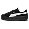 Platform Trace V Suede Comfortable Low-Top Sneakers Women Sneakers Black White 372613-01
