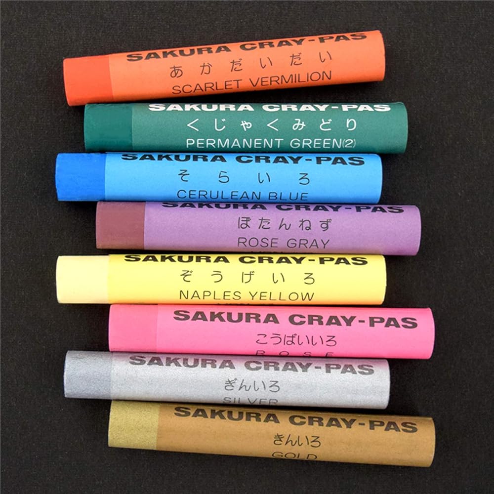Набор из 50 цветов Sakura Craypas Crepas Нетоксичные художественные принадлежности для рисования и раскрашивания