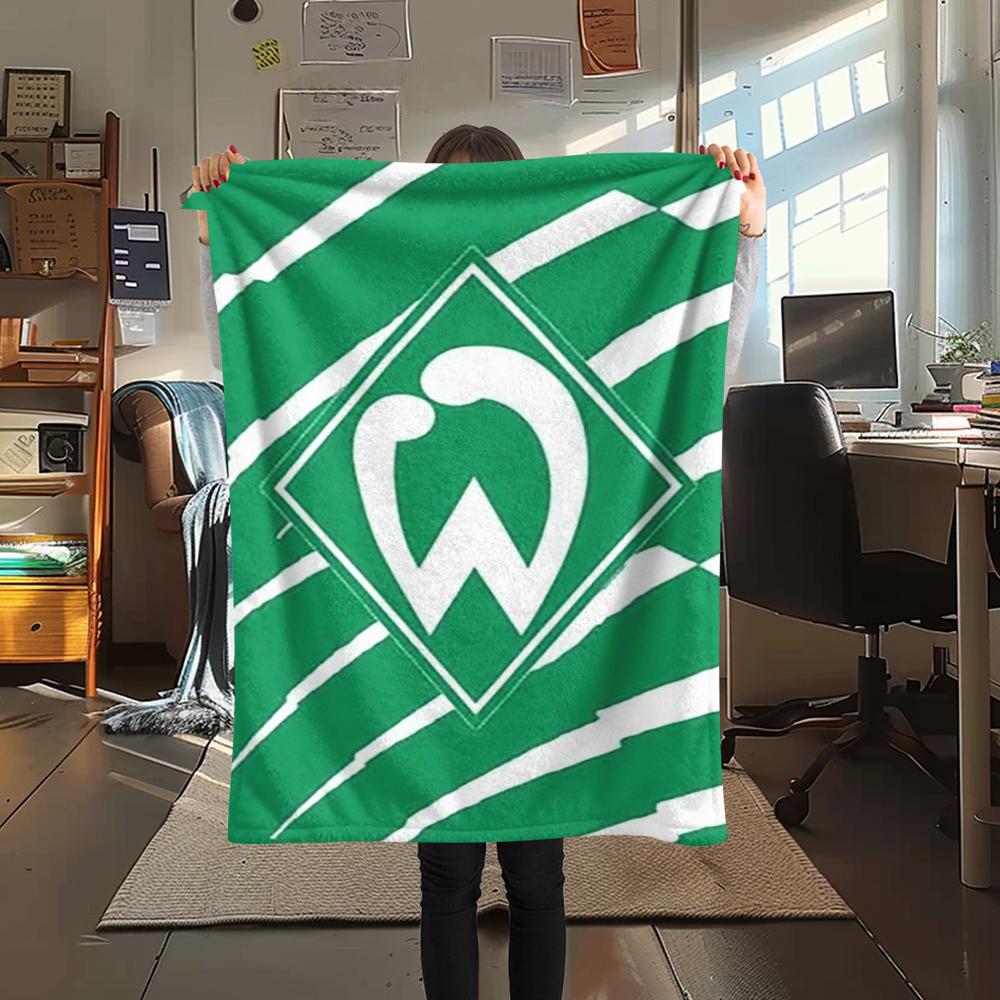 1pc Bremen Germany Print Flannel Blanket, High quality Comfortable for All Seasons, Home Decor, Warmth and Comfort, Perfect for Christmas Gifts20
