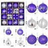 44Pcs Christmas Ball Ornaments 3-6cm shatterproof Christmas Hanging Ball Christmas Tree Decoration Home Party 2026 New Year Gift