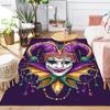 Purple clown mask Rug Floor Mat for Living Room or Bedroom Soft and Comfortable Carpet a Gift for Birthday and Holiday.MFF0918301