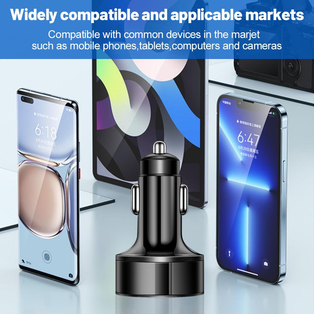 5 портов быстрой зарядки PD QC3.0 USB C 250 Вт светодиодное автомобильное зарядное устройство автомобильное зарядное устройство для телефона адаптер типа C в автомобиле для Iphone Samsung Huawei Xiaomi
