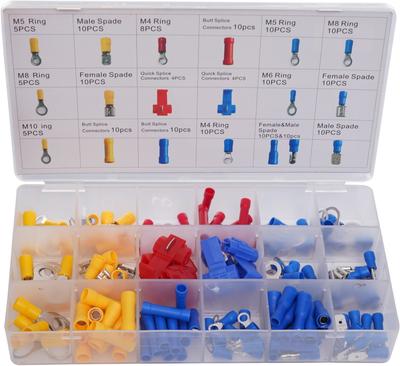 Set of Insulated Connectors 160 Pcs KD10487