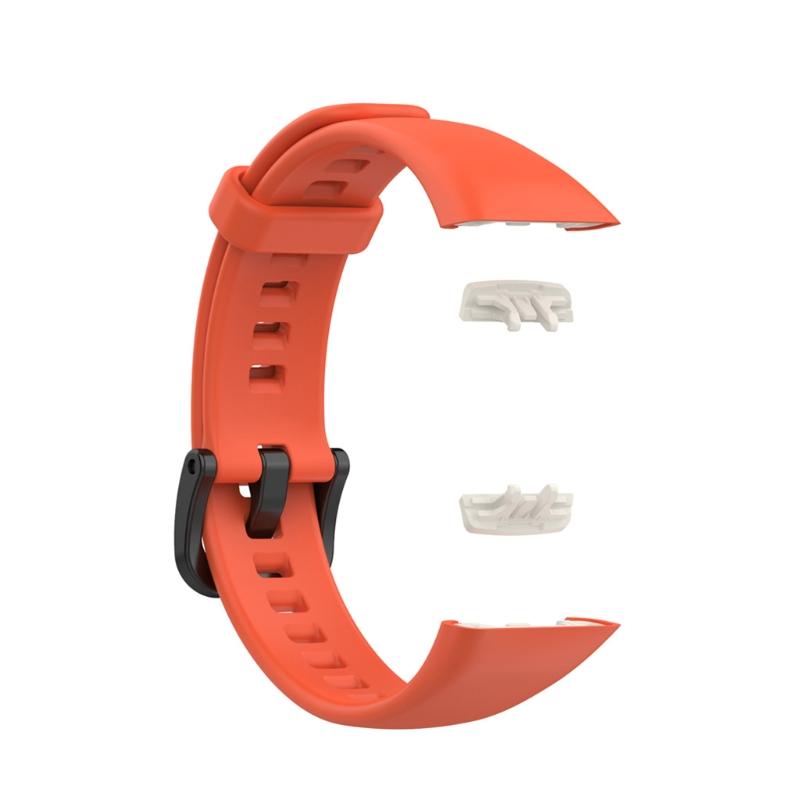 Силиконовый ремешок для умных часов Honor Band 6, сменный ремешок-браслет, водонепроницаемый, защищает от пота.