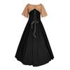 Women Fashion Gown Vintage Dress Cosplay Party Evening Night Formal Long Dress